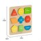 Flash Furniture Bright Beginnings Commercial Birch Plywood STEM Sorting Shapes & Colors Puzzle Board, Natural/Multi MK-MK00576-GG - alternate 7